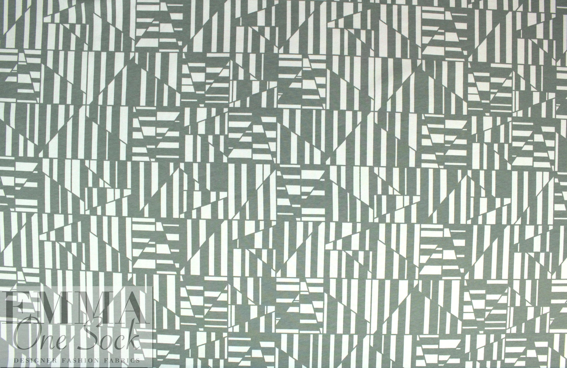 designer digital cotton knit print - shale graphic