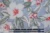 NY designer digital cotton knit - hibiscus