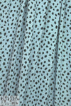 NY designer lightweight cotton knit - dusty blue dot