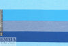 Italian pique stitch all cotton knit - blue/turquoise 1.33 yds