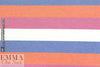 Italian pique stitch all cotton knit - pink/orange 1.75 yds