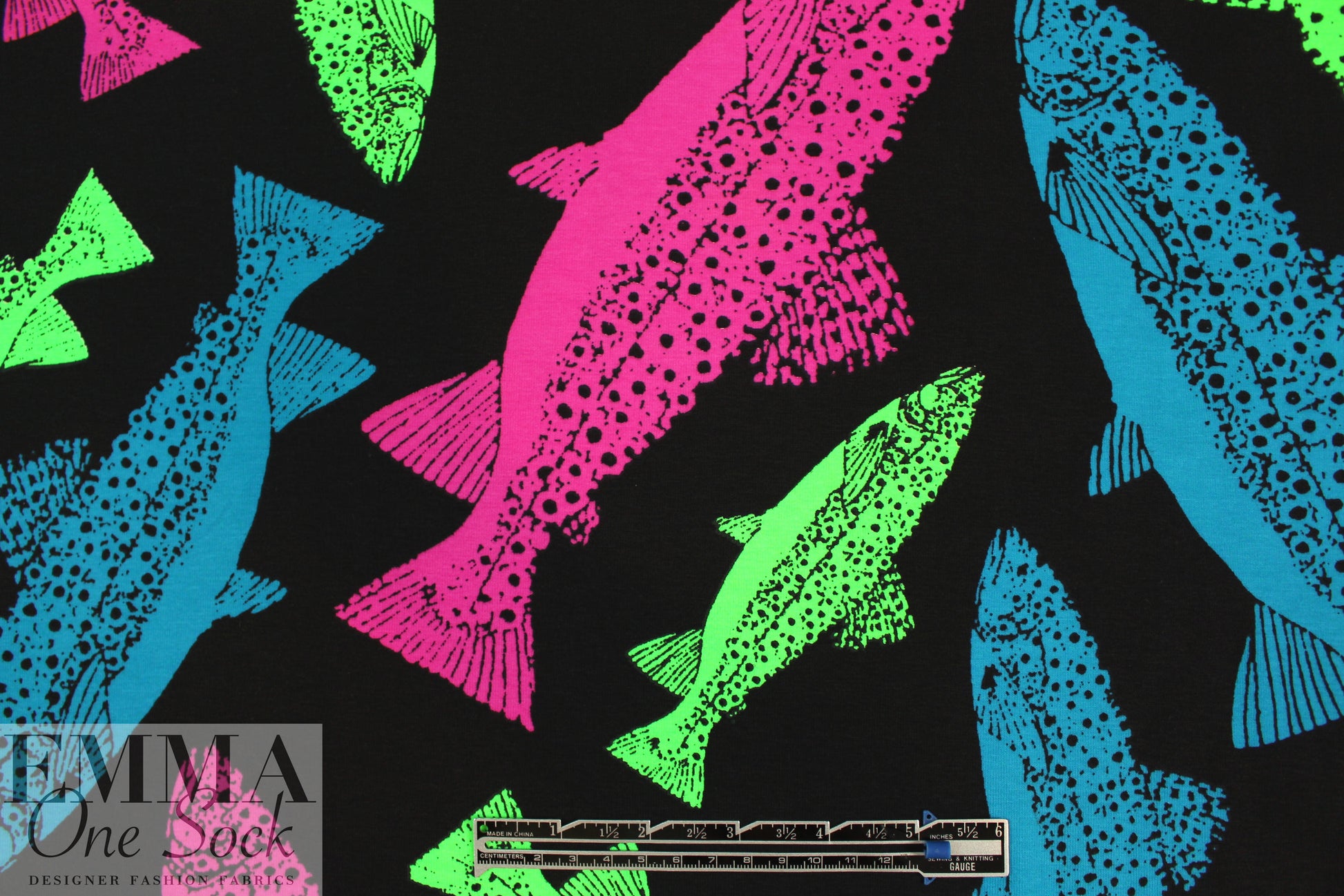 Italian 'big fish little pond' cotton/spandex knit