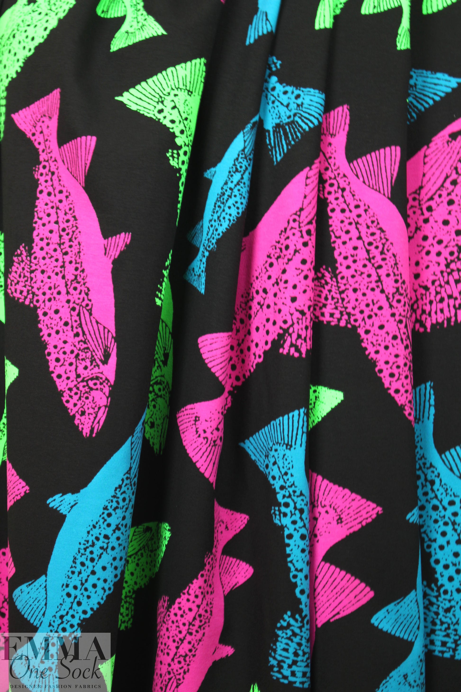 Italian 'big fish little pond' cotton/spandex knit
