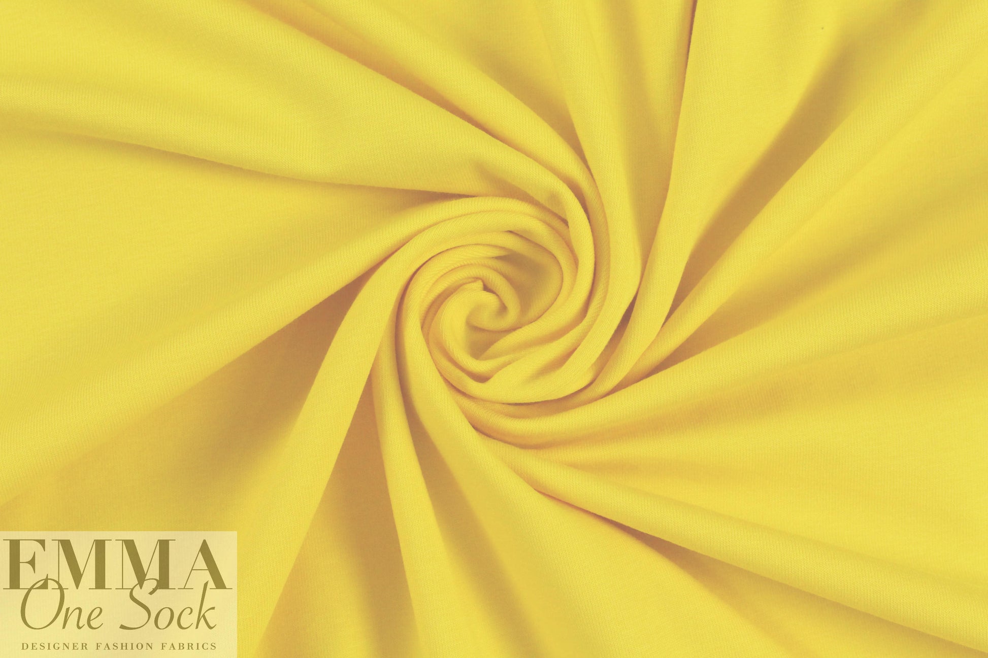 Dutch 240 gms cotton/lycra knit - sunshine 1 yard
