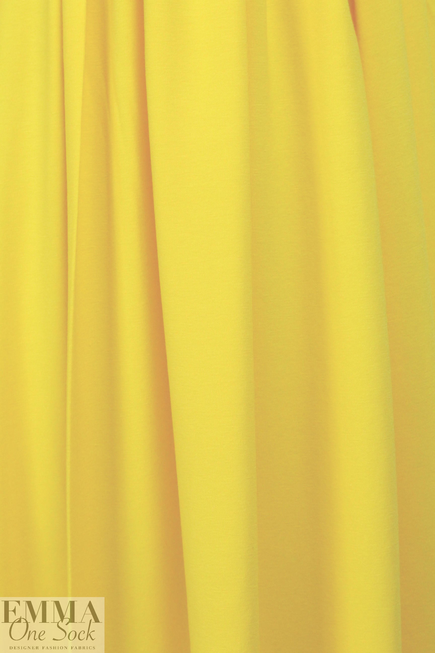 Dutch 240 gms cotton/lycra knit - sunshine 2 yd