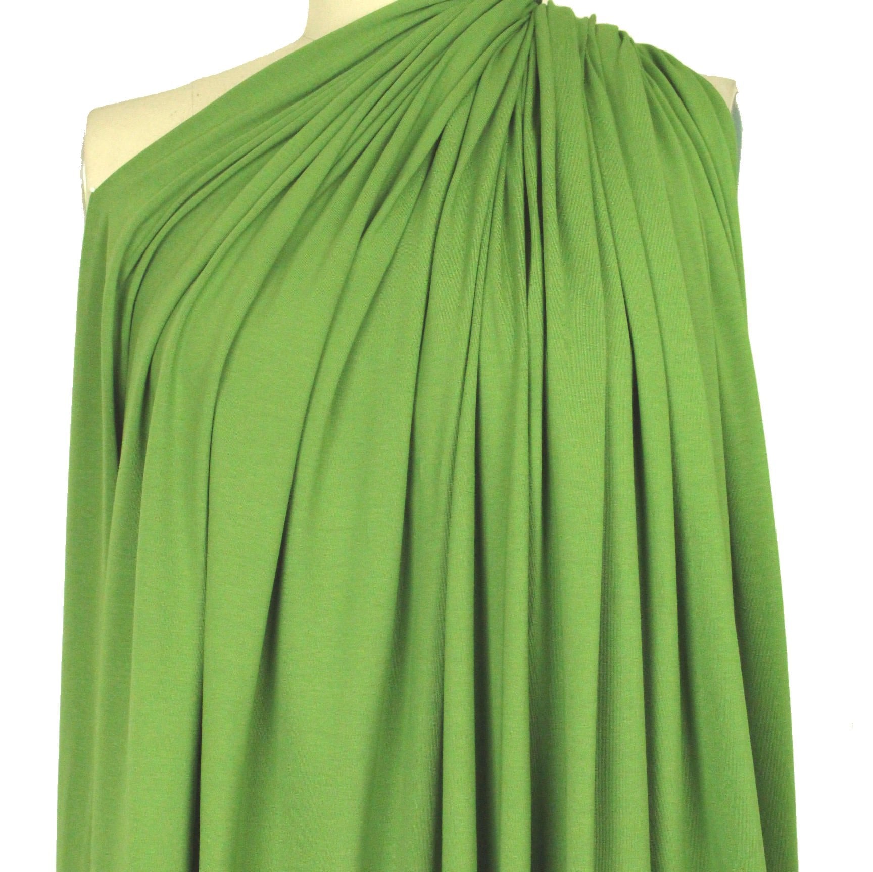 Dutch 220 gms cotton/spandex knit - mossy green