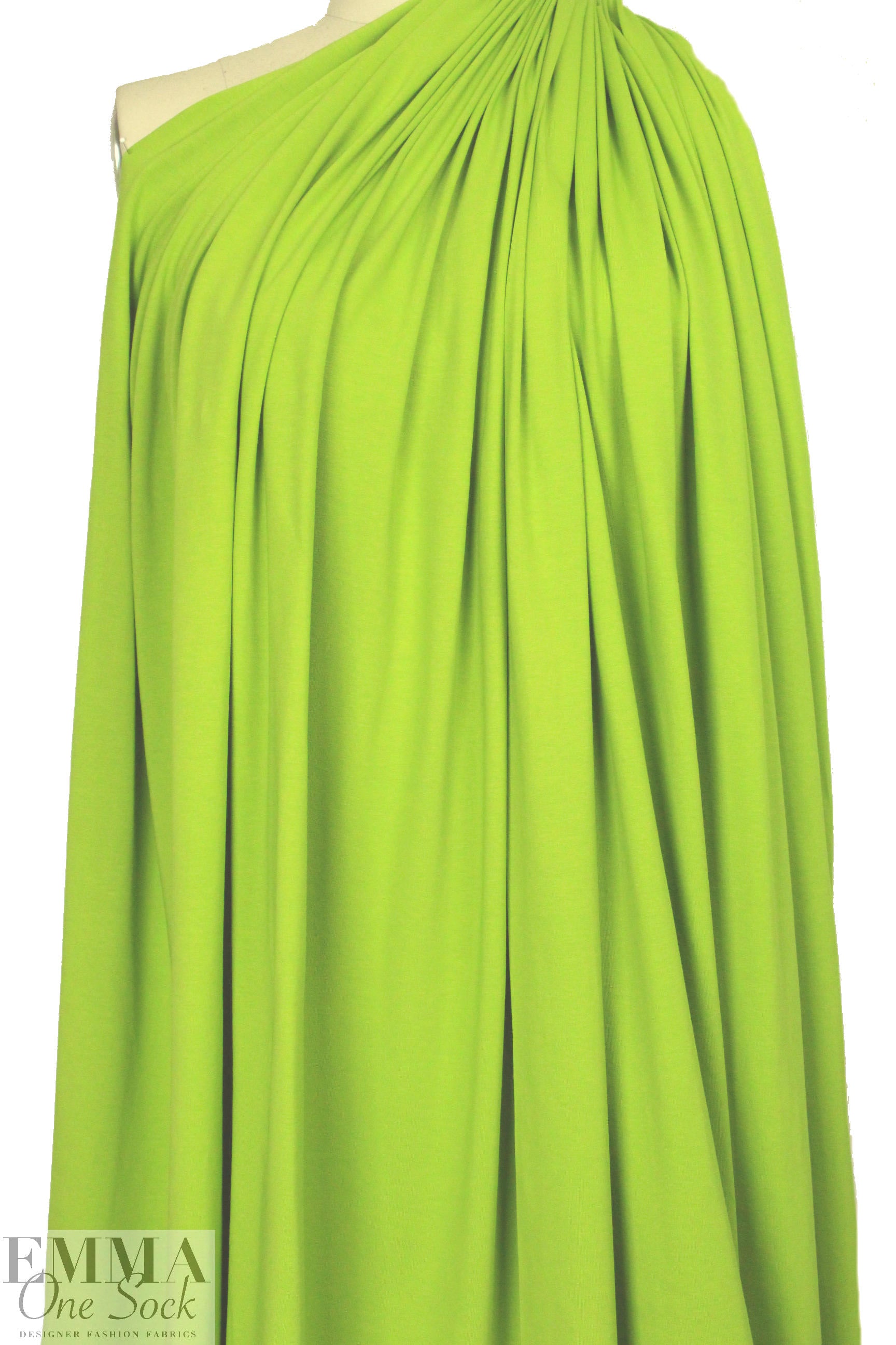Dutch 240 gms cotton/lycra knit - spring green 2.125 yds