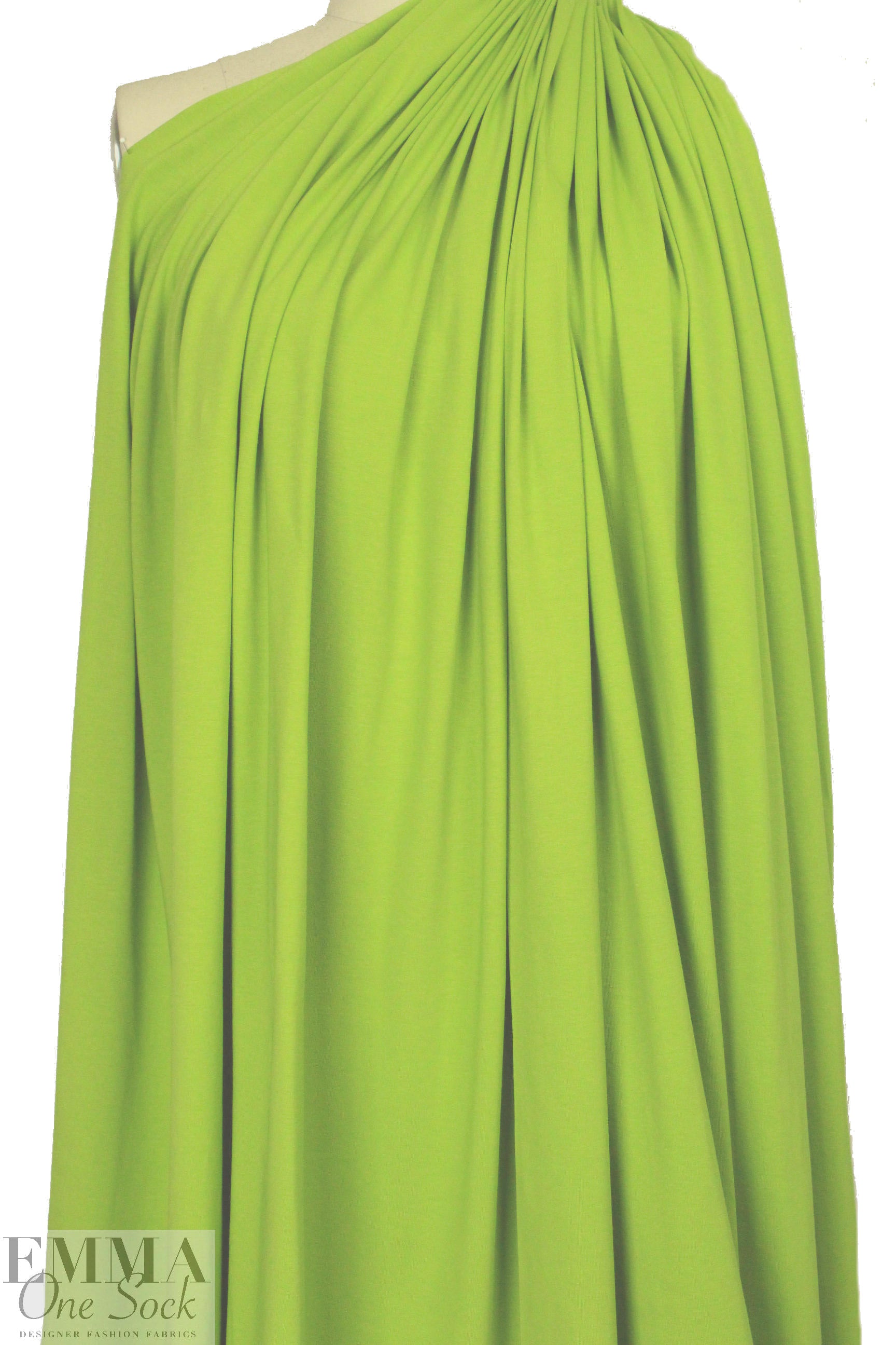 Dutch 220 gms cotton/lycra knit - spring green 2 yd