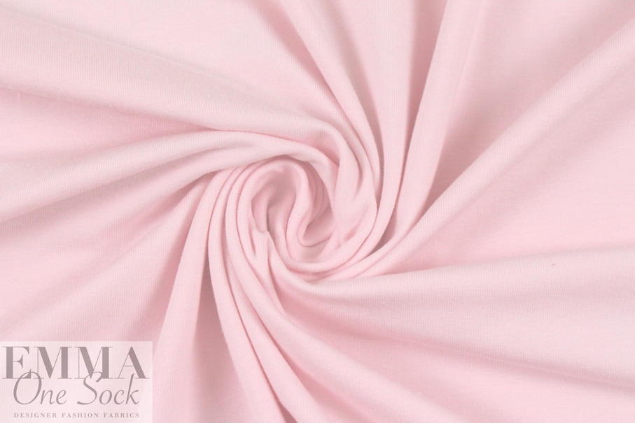 Dutch 220 gms cotton/lycra knit - baby pink .5 yds