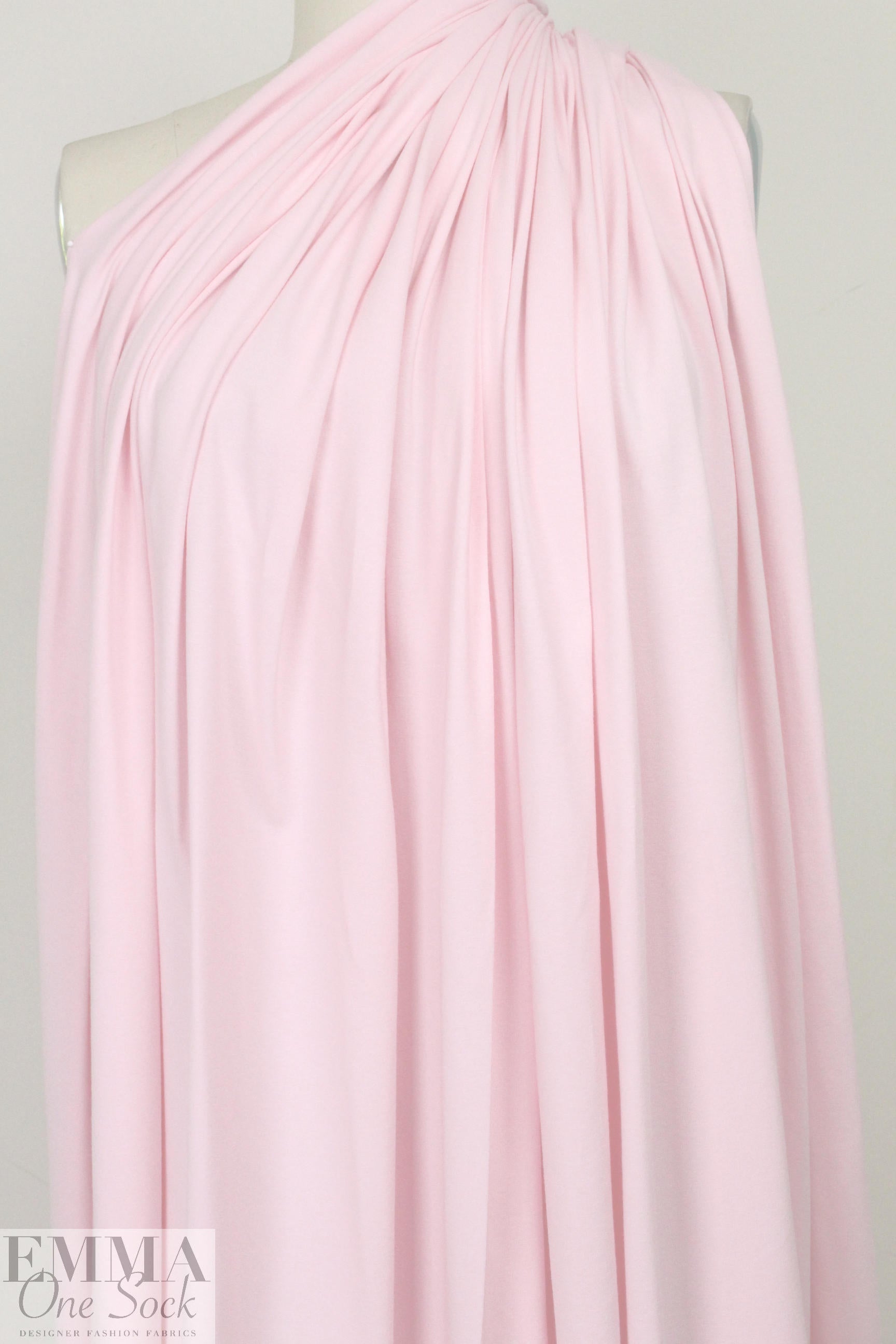 Dutch 220 gms cotton/lycra knit - baby pink .75 yds