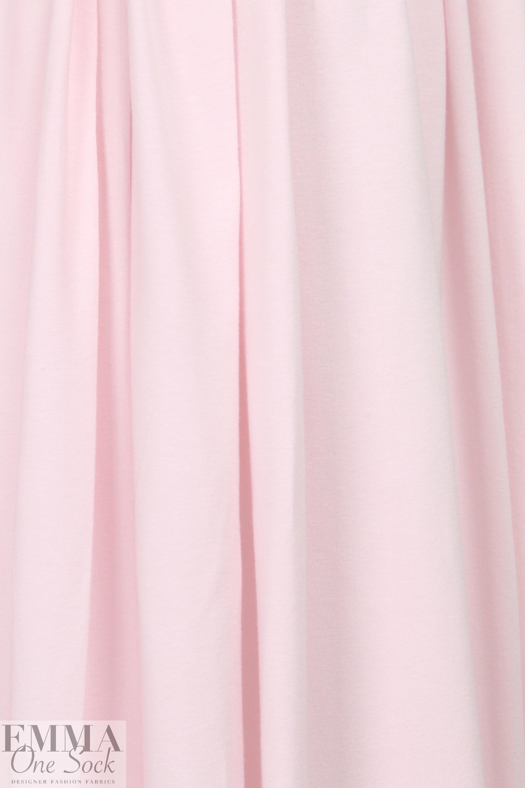 Dutch 220 gms cotton/spandex knit - baby pink 1.25 yds