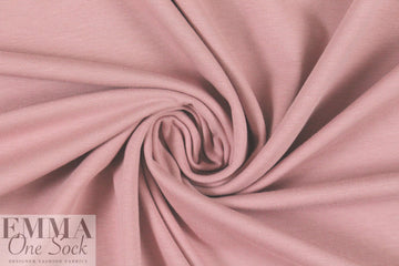 Dutch 240 gms cotton/lycra knit - antique rose .75 yds