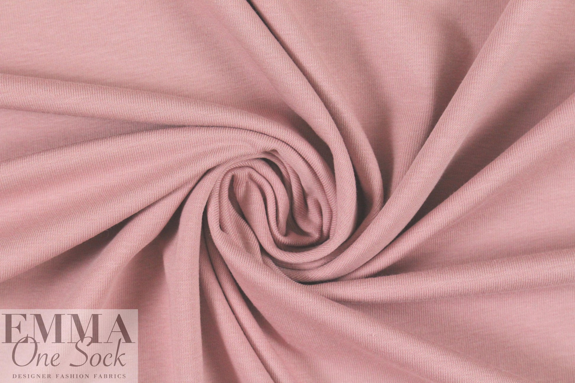 Dutch 220 gms cotton/spandex knit - antique rose 1.75 yds