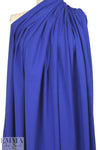 Dutch 220 gms cotton/spandex knit - electric blue .625 yds
