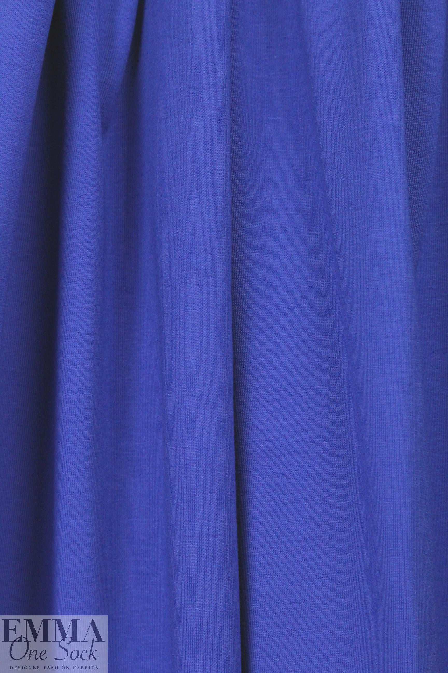 Dutch 220 gms cotton/lycra knit - electric blue .75 yds