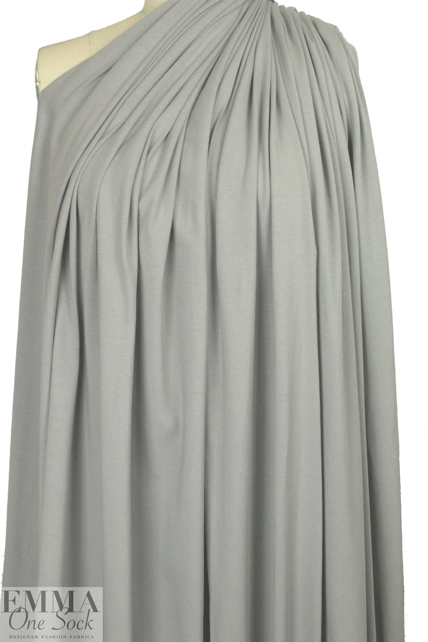 Dutch 220 gms cotton/spandex knit - dove gray .5 yds