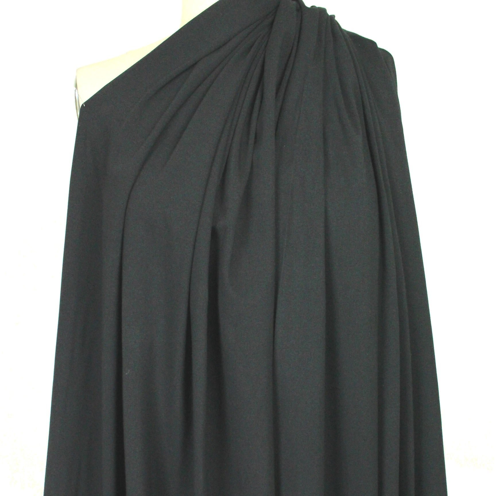 Dutch 220 gms cotton/spandex knit - black