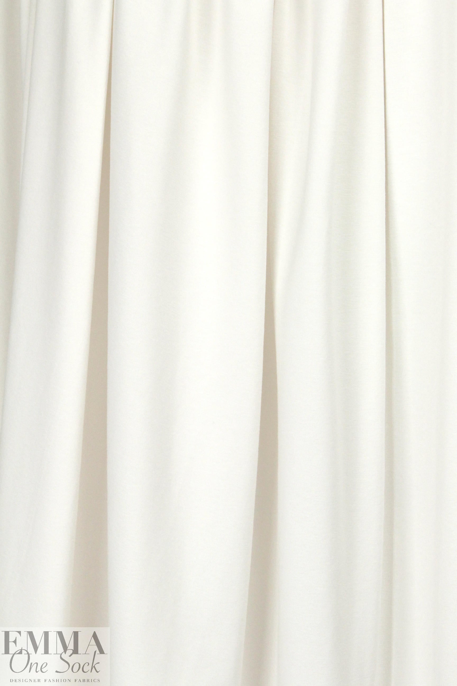 Dutch 240 gms cotton/lycra knit - cream 1.5 yds