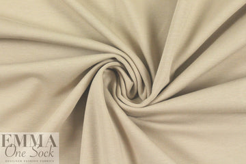 Dutch 220 gms cotton/spandex knit - light khaki 1.25 yds