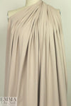 Dutch 220 gms cotton/spandex knit - light khaki 1 yard