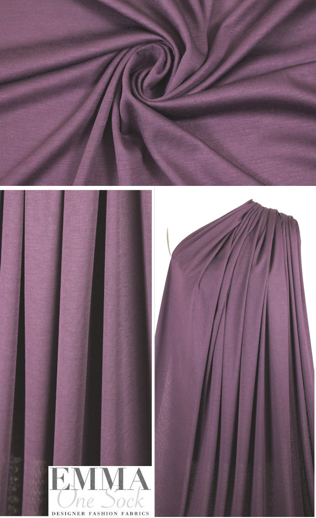 The0ry cotton lightweight knit - plum