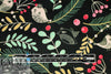 'winter birds' cotton lawn - mint/pink/black 1.625 yds