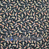 designer deadstock 'koi pond' printed cotton lawn 1 yard