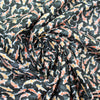 designer deadstock 'koi pond' printed cotton lawn 3 yds