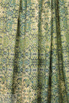 designer 'istanbul montage' cotton lawn - olive