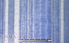 designer 'bleachy stripes' cotton lawn - denim tones