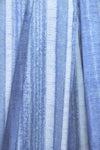 designer 'bleachy stripes' cotton lawn - denim tones 1 yard