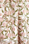 CA designer 'apricot tree' cotton poplin Oeko-tex certified 1.25 yds