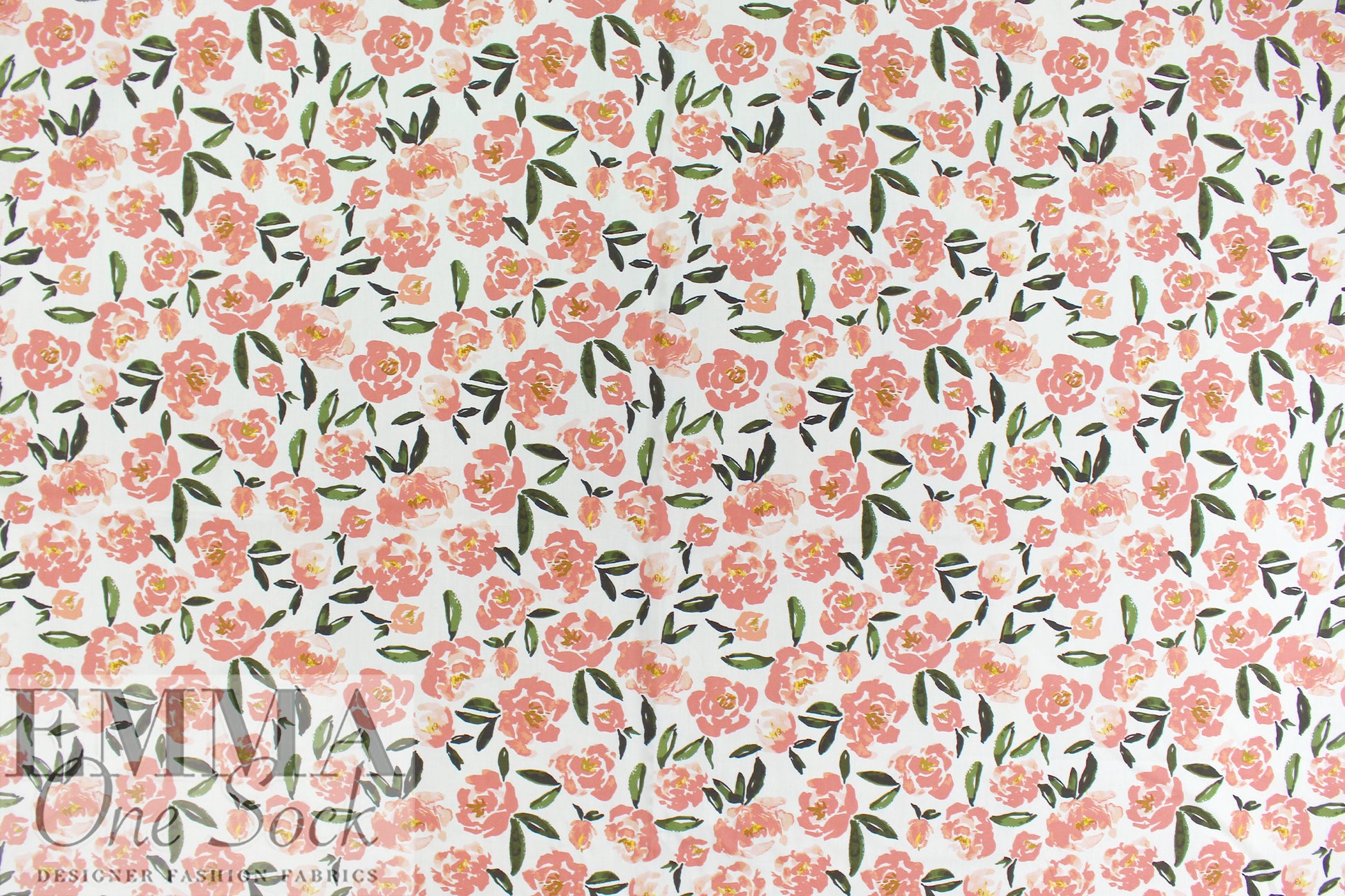 CA designer 'Fields of Alsike' cotton poplin, Oeko-Tex certified 1.125 yds