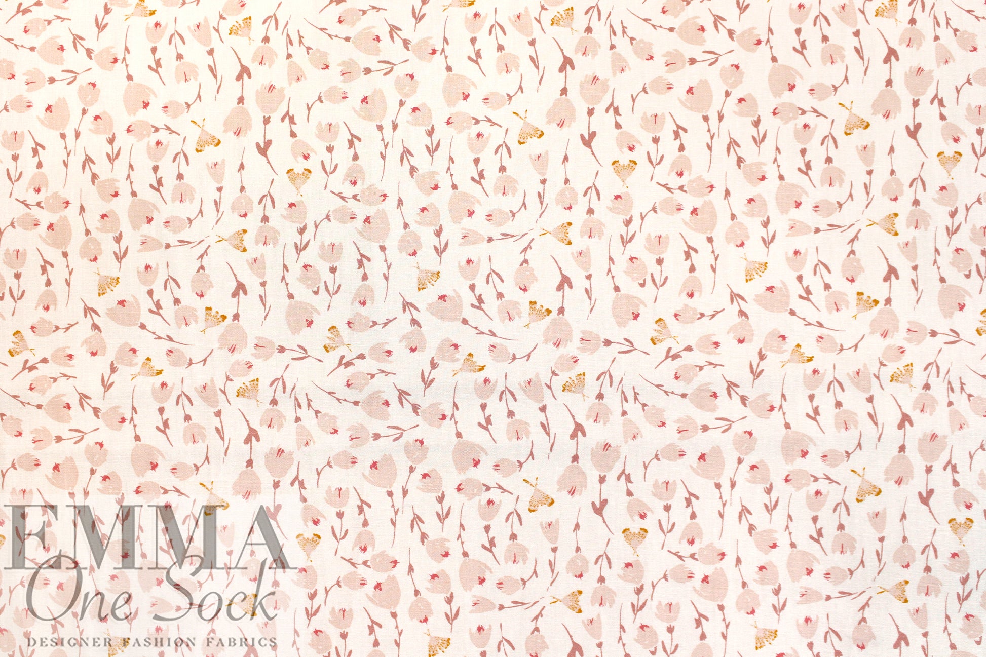 CA designer 'insects and flowers' cotton poplin Oeko-Tex certified 1.5 yd