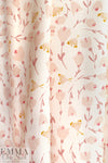 CA designer 'insects and flowers' cotton poplin Oeko-Tex certified 1.5 yd