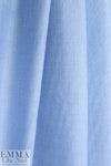 classic lightweight cotton shirting - blue mist 1.75 yds
