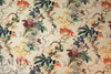 Italian finely rendered floral linen/cotton woven