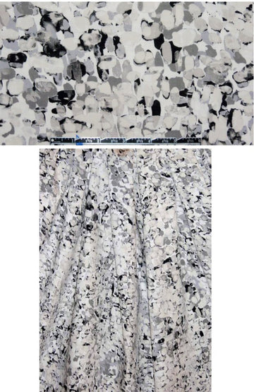 French marble print stretch cotton twill 1.75 yds