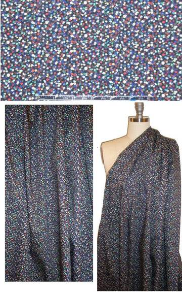 French teeny pebbles cotton/lycra twill 1.625 yd