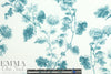 Italian satin finish cotton shirting - teal garden