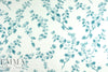 Italian satin finish cotton shirting - teal garden