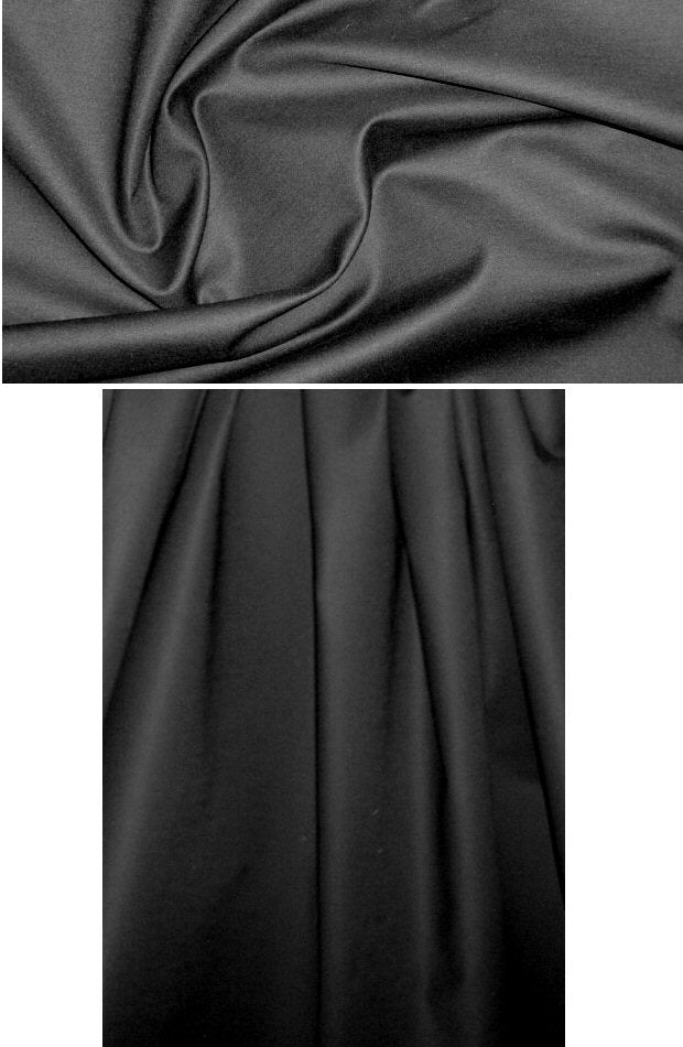 The0ry black cotton/lycra stretch sateen