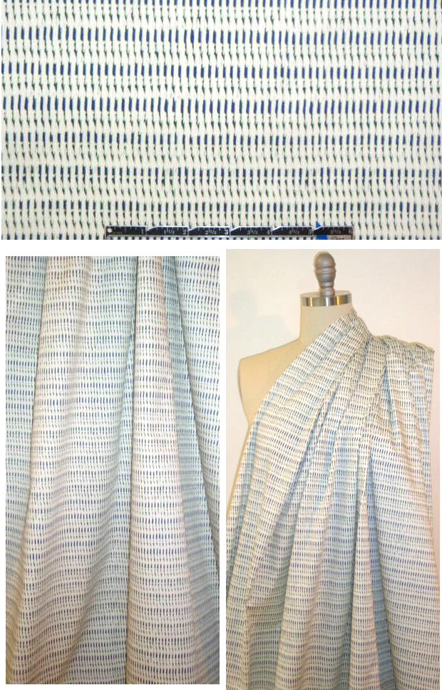 NY designer stripey little graphic stretch cotton