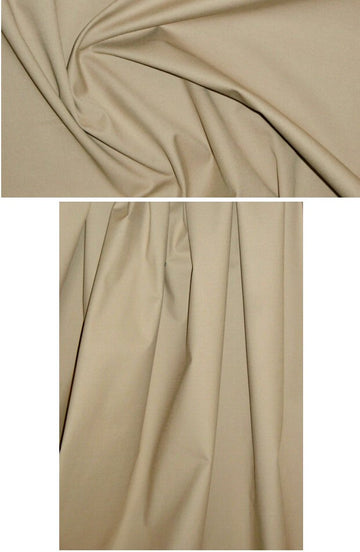designer khaki stretch cotton/lycra twill