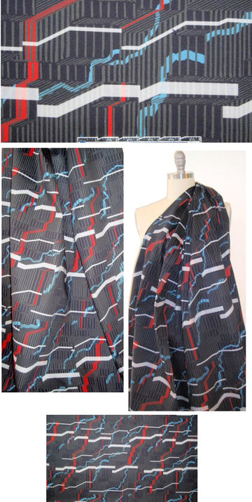 0pening Ceremony city steps stretch denim - midnight 1.75 yd