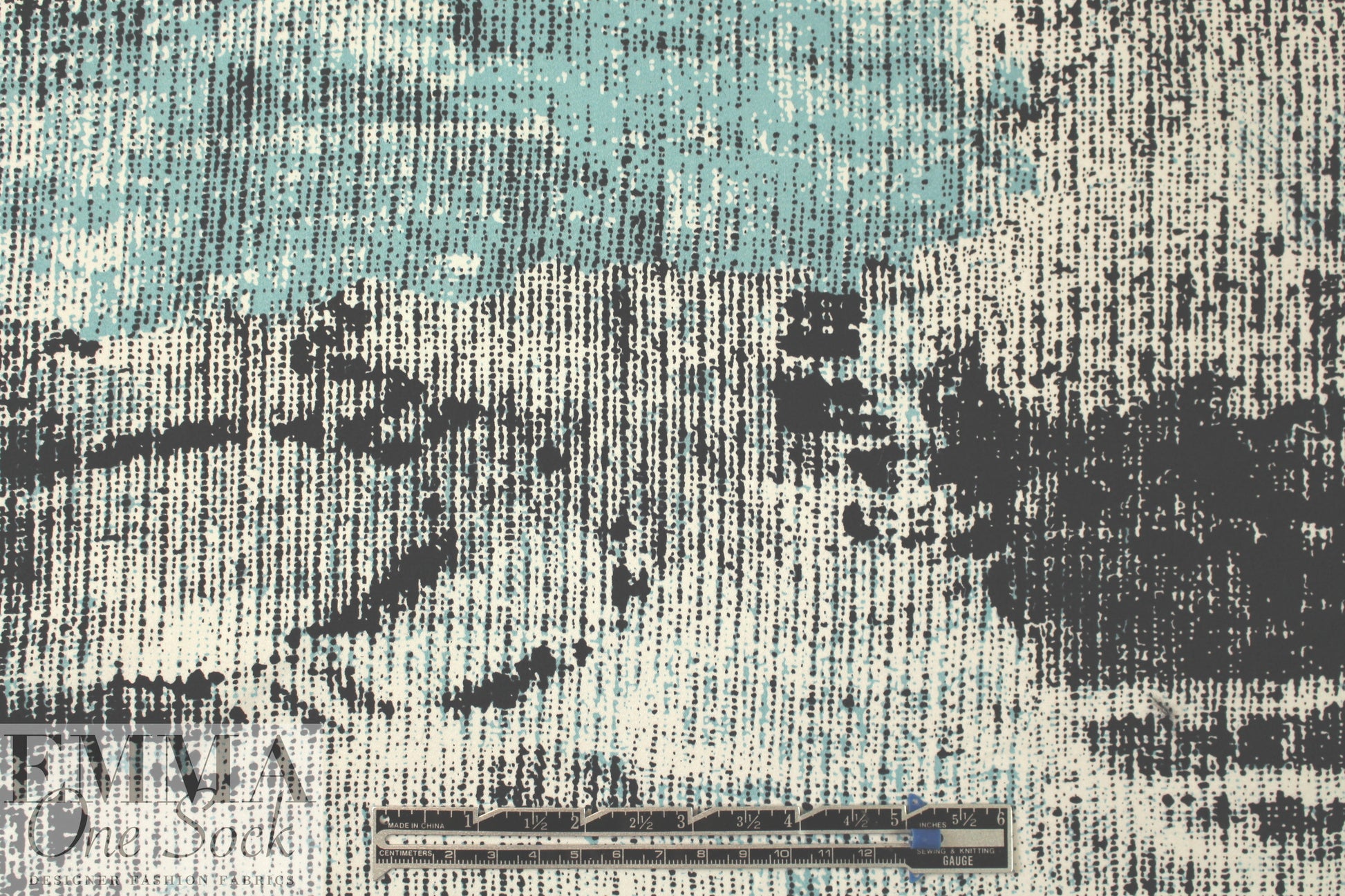 NY designer pixel abstract stretch cotton woven 1.25 yds