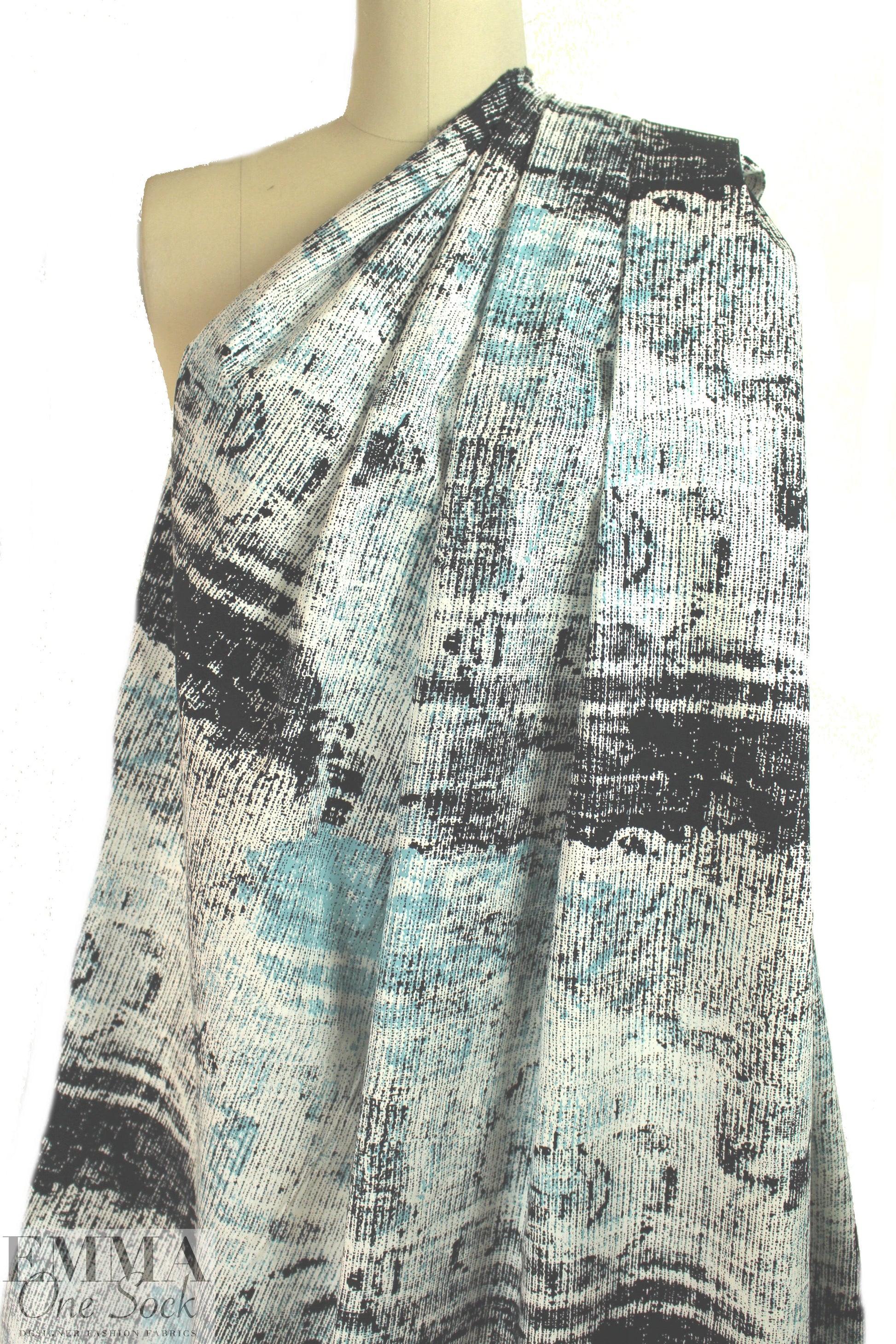 NY designer pixel abstract stretch cotton woven 1.25 yds