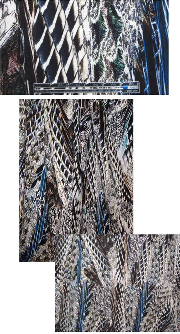 The0ry digital feathery fantasy cotton/lycra woven 1.12 yds
