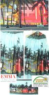 Dutch digital 'South Beach' cotton/lycra panel knit  1 yard (One Panel)