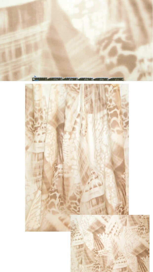Tahari whispery montage stretch cotton sateen .75 yds